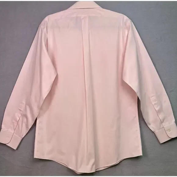 Brooks Brothers Light Pink Supima Cotton Dress Shirt Classic Fit Collar 16-33 - Picture 3 of 10